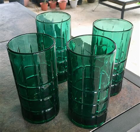 green anchor hocking glassware|anchor hocking green drinking glasses.